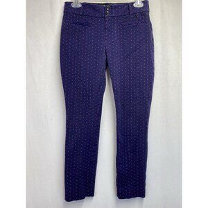 The Essential Slim By Anthropologie Low-Rise Skinny Ankle Pants Women Sz 2 Navy
